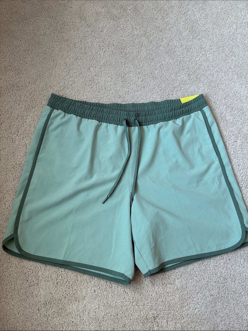 New All in Motion Women’s Mint Green Athletic Hybrid Shorts size XL